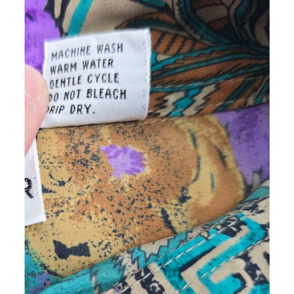 Vintage Alfred Dunner Blouse 22W – Bold Floral Geometric Print - Picture 6 of 6